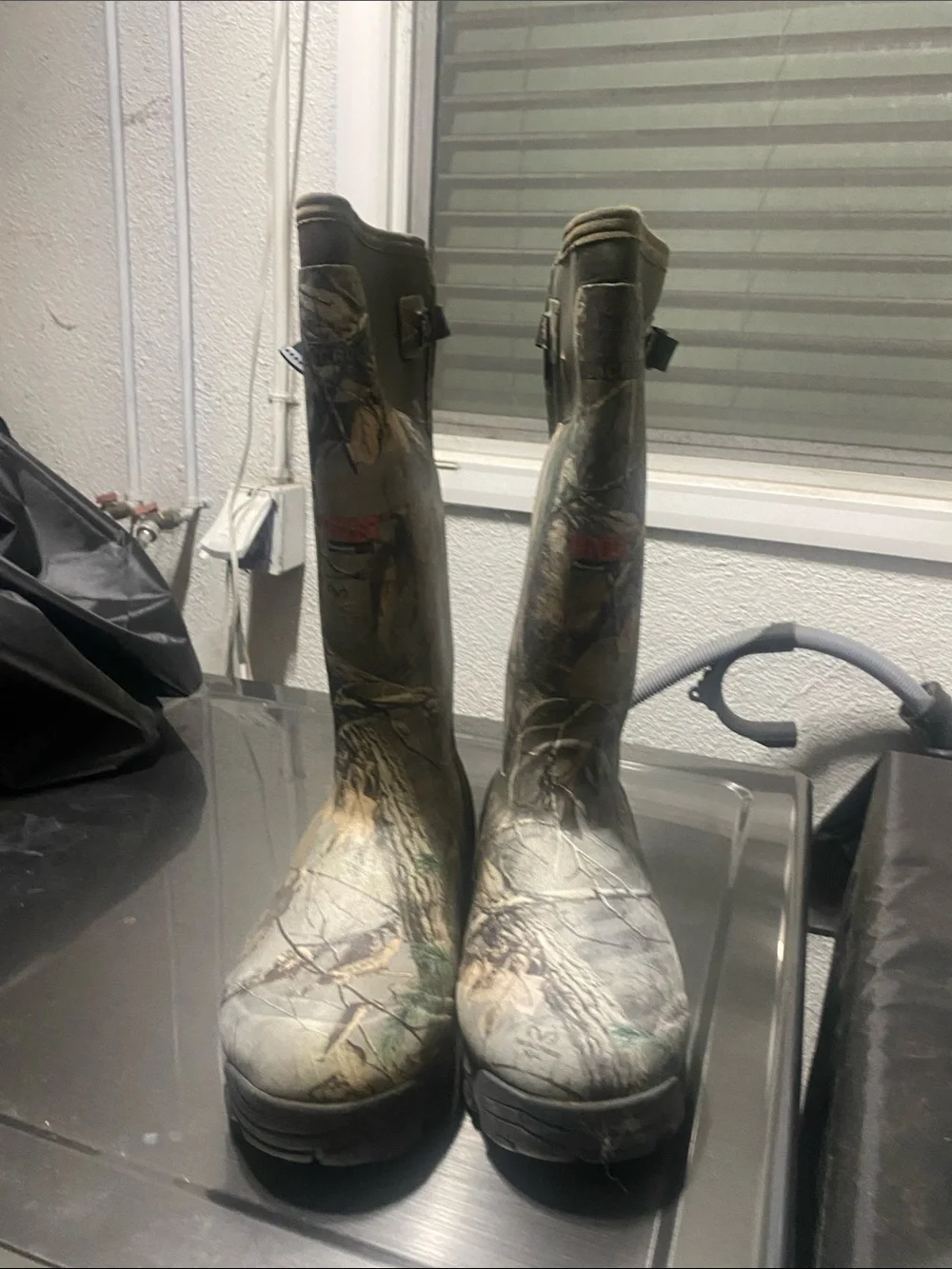 LaCrosse Men's Realtree Camo Waterproof Rain & Snow Boots - Green/Olive/Brown